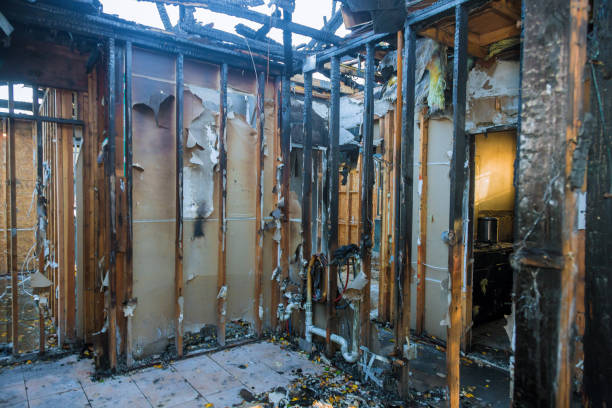 Professional Fire Damage Assessment technician working in Rumson, NJ